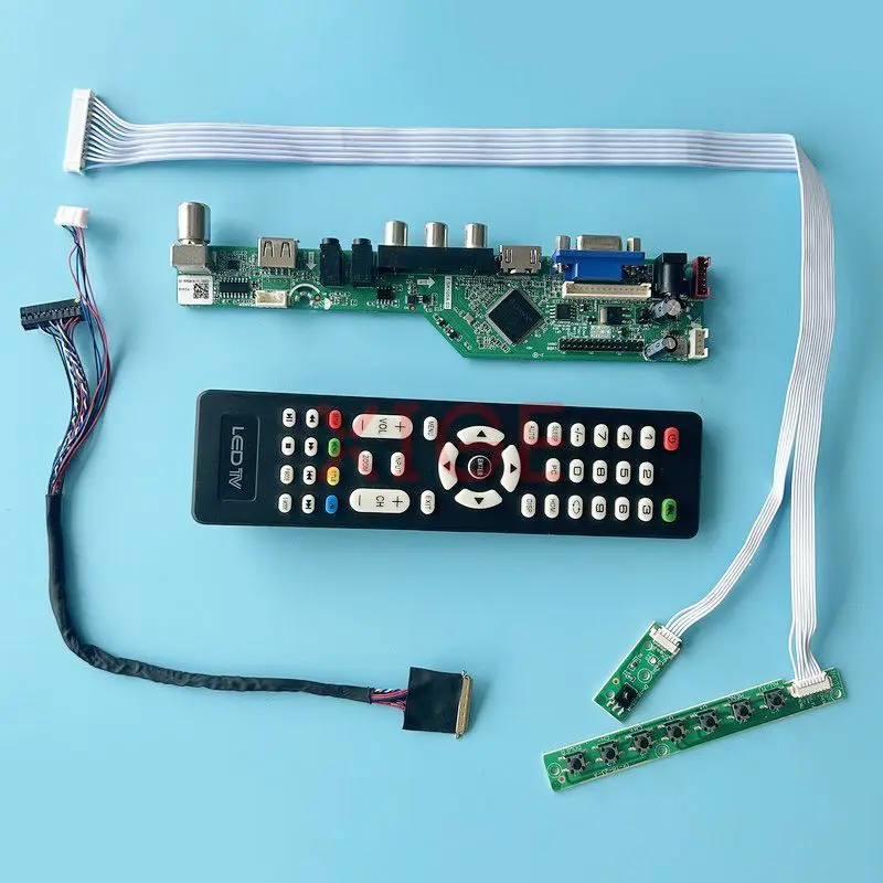For B140RTN02 B140RTN03 N140FGE LCD Controller Driver Board 14" Laptop Screen 40 Pin LVDS VGA+HDMI+AV+USB Analog TV 1600*900 Kit
For B140RTN02 B140RTN03 N140FGE LCD Controller Driver Board 14" Laptop Screen 40 Pin LVDS VGA+HDMI+AV+USB Analog TV 1600*900 Kit