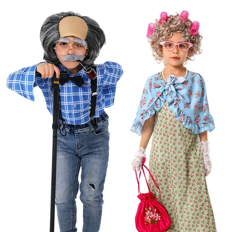 100-дневная школьная форма, костюм дедушки и бабушки, косплей, сценическая одежда для девочек и мальчиков, тематическая вечеринка
100-дневная школьная форма, костюм дедушки и бабушки, косплей, сценическая одежда для девочек и мальчиков, тематическая вечеринка