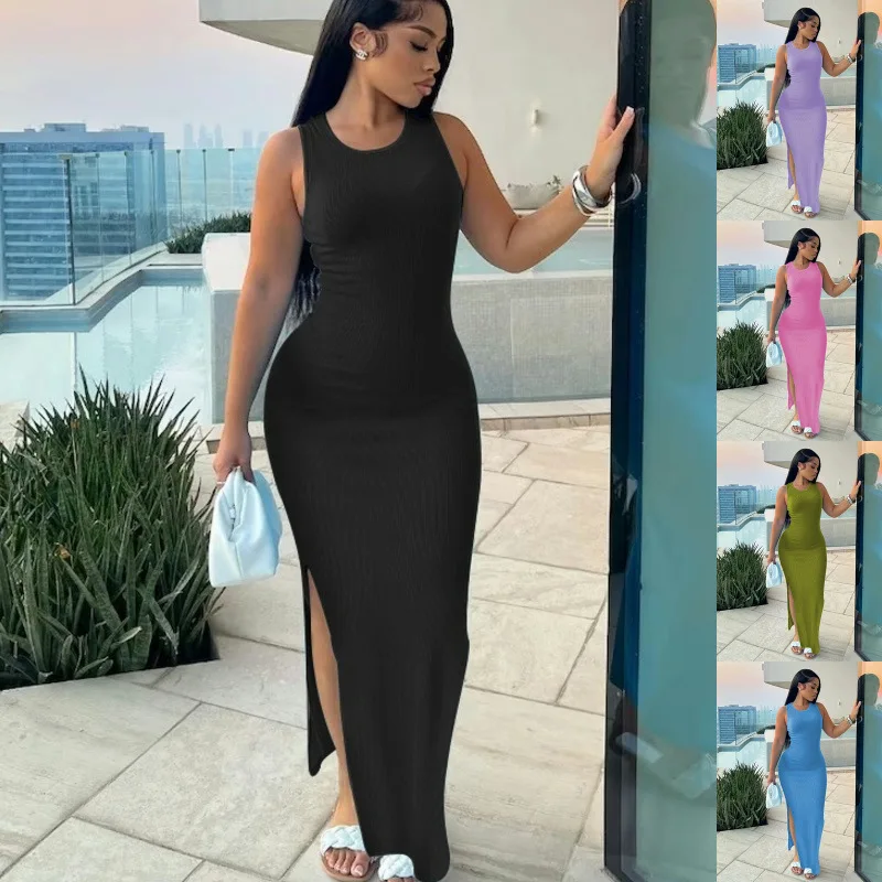 Sleeveless Bodycon Dress for Women, Fashionable and Versatile, European and American Style
Sleeveless Bodycon Dress for Women, Fashionable and Versatile, European and American Style