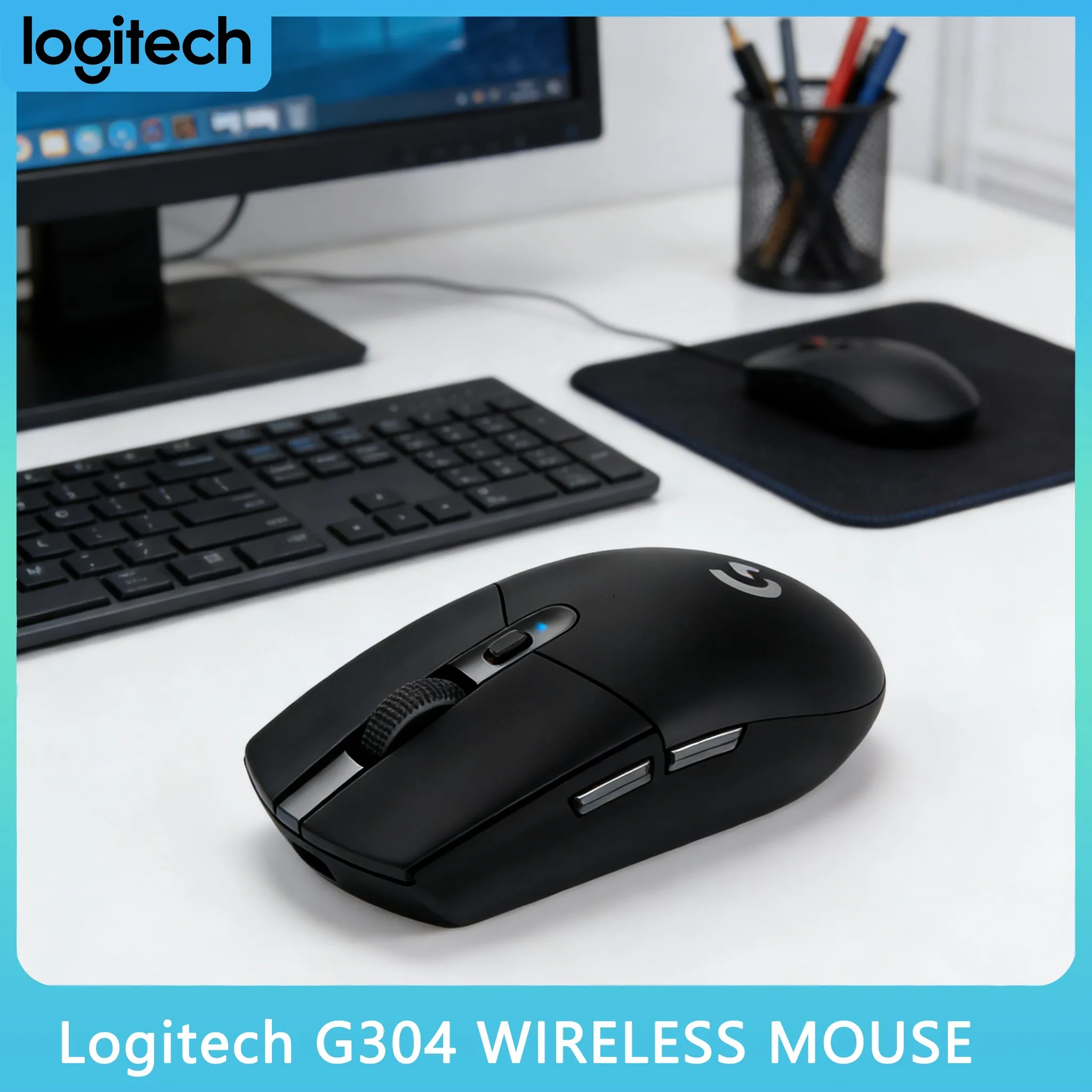 Logitech G304 /G305 Wireless Gaming Mouse, LIGHTSPEED Lag-Free, HERO 12K, 12K DPI, 6 Buttons, 250 Hours Battery
Logitech G304 /G305 Wireless Gaming Mouse, LIGHTSPEED Lag-Free, HERO 12K, 12K DPI, 6 Buttons, 250 Hours Battery
