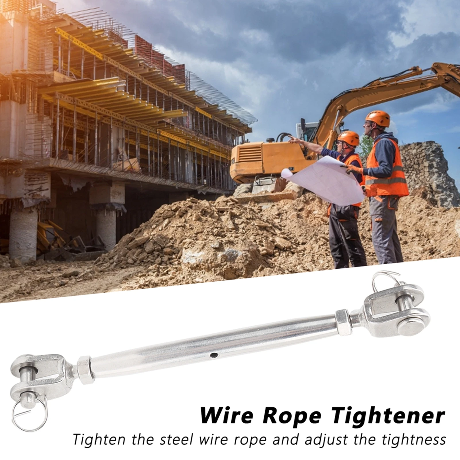 304 Stainless Steel Closed Body Wire Rope Tightening Device Fastener UU Type M6 for Industrial Railing and Rigging Applications
304 Stainless Steel Closed Body Wire Rope Tightening Device Fastener UU Type M6 for Industrial Railing and Rigging Applications