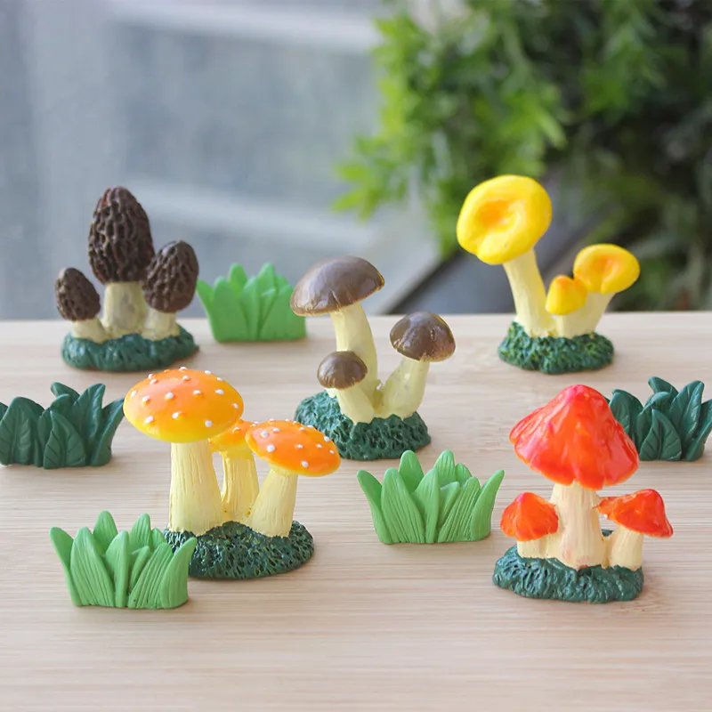 Creative new resin mushroom grass pile garden DIY simulation mushroom lawn grass small grass craft decoration
Creative new resin mushroom grass pile garden DIY simulation mushroom lawn grass small grass craft decoration