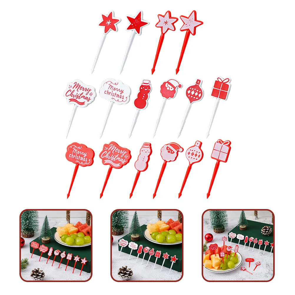 16Pcs Party Fruit Picks Christmas Design Appetizer Picks for Cake Cheese Chips Snacks Holiday Gathering Easy to Use Comfortable
16Pcs Party Fruit Picks Christmas Design Appetizer Picks for Cake Cheese Chips Snacks Holiday Gathering Easy to Use Comfortable