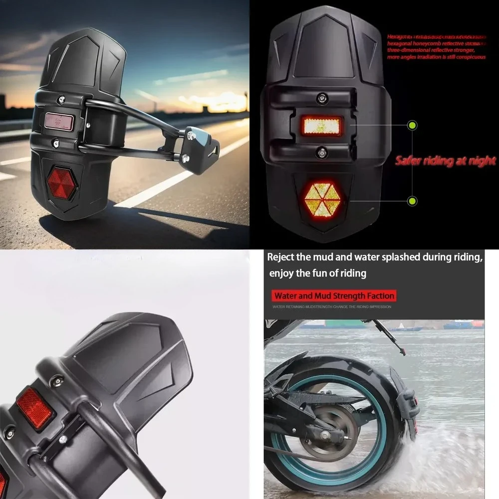 Universal Motorcycle Modified Plastic Rear Mudguard Motorcycle with Reflector
Universal Motorcycle Modified Plastic Rear Mudguard Motorcycle with Reflector