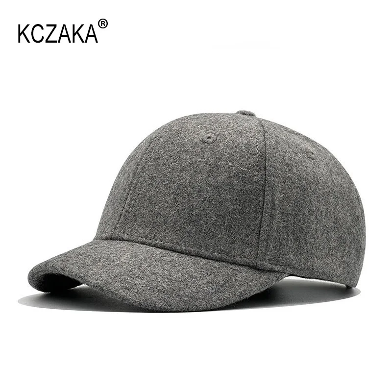 KCZAKA Brand Mens Wool Baseball Caps Autumn Winter Warm Short Brim Structured Baseball Hats Casual Solid Umpire Hats Adjustable
KCZAKA Brand Mens Wool Baseball Caps Autumn Winter Warm Short Brim Structured Baseball Hats Casual Solid Umpire Hats Adjustable