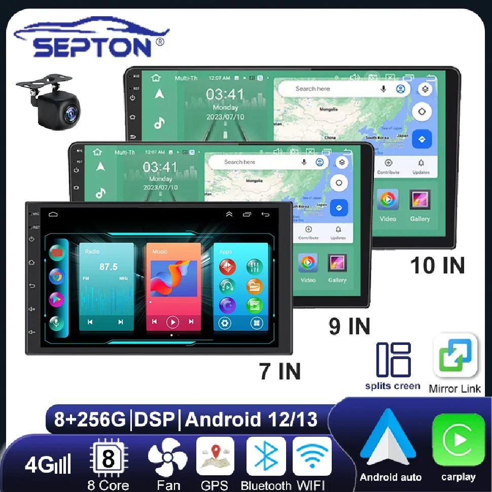 SEPTON 7 "/9"/10 "Android универсальные автомобильные интеллектуальные системы радио GPS мультимедийный плеер Carplay 2Din для Toyota VW Nissan Honda
SEPTON 7 "/9"/10 "Android универсальные автомобильные интеллектуальные системы радио GPS мультимедийный плеер Carplay 2Din для Toyota VW Nissan Honda