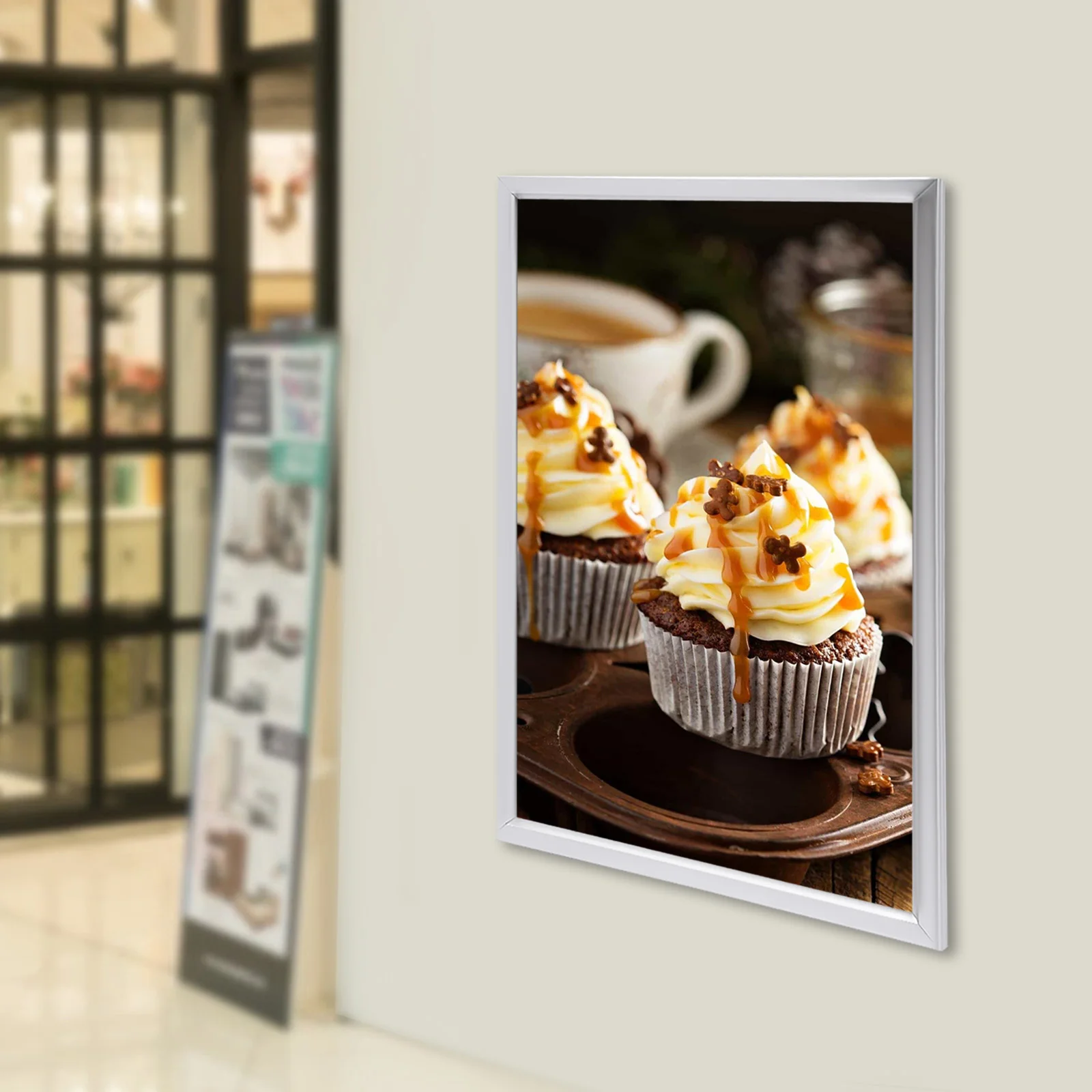 Bymaocar Silver Dustproof Led Movie Poster Frame, Restaurants Menu Art Picture Frame Light Box Advertising Wall Mounted Display
Bymaocar Silver Dustproof Led Movie Poster Frame, Restaurants Menu Art Picture Frame Light Box Advertising Wall Mounted Display