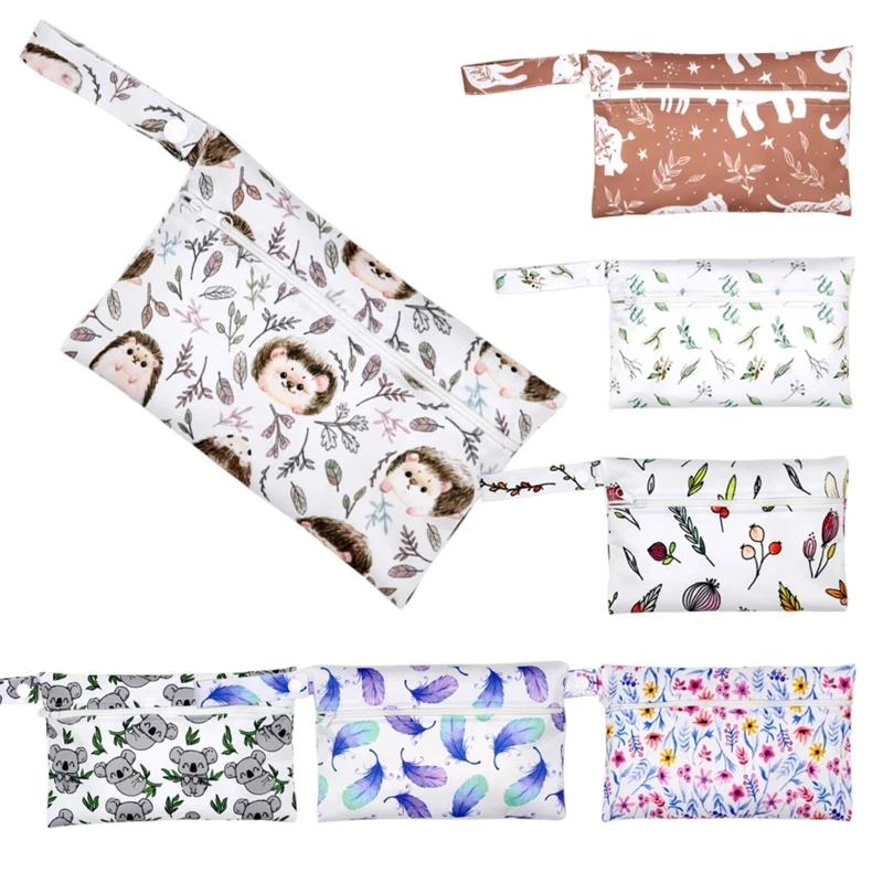 M76C Waterproof Baby Diaper Bag Cartoon Animal Floral Print Reusable Wet Dry Nappy Zipper Handbag Stroller Carry Pack Pocket
M76C Waterproof Baby Diaper Bag Cartoon Animal Floral Print Reusable Wet Dry Nappy Zipper Handbag Stroller Carry Pack Pocket
