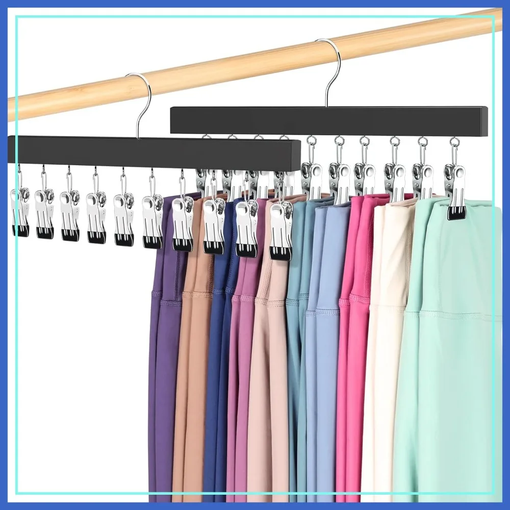 2Pcs 360° Rotating Legging Organizer, Holds 20 Pants, Jeans, Hats, Shorts, Socks, Space Saving Hanger
2Pcs 360° Rotating Legging Organizer, Holds 20 Pants, Jeans, Hats, Shorts, Socks, Space Saving Hanger