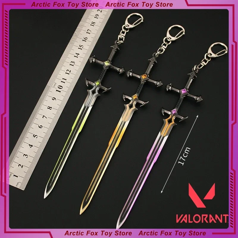 17 см новая игровая периферийная металлическая модель Valorant, оружие и реквизит, задняя упаковка, украшение, кулон, брелок, подарки на день рождения, игрушки
17 см новая игровая периферийная металлическая модель Valorant, оружие и реквизит, задняя упаковка, украшение, кулон, брелок, подарки на день рождения, игрушки
