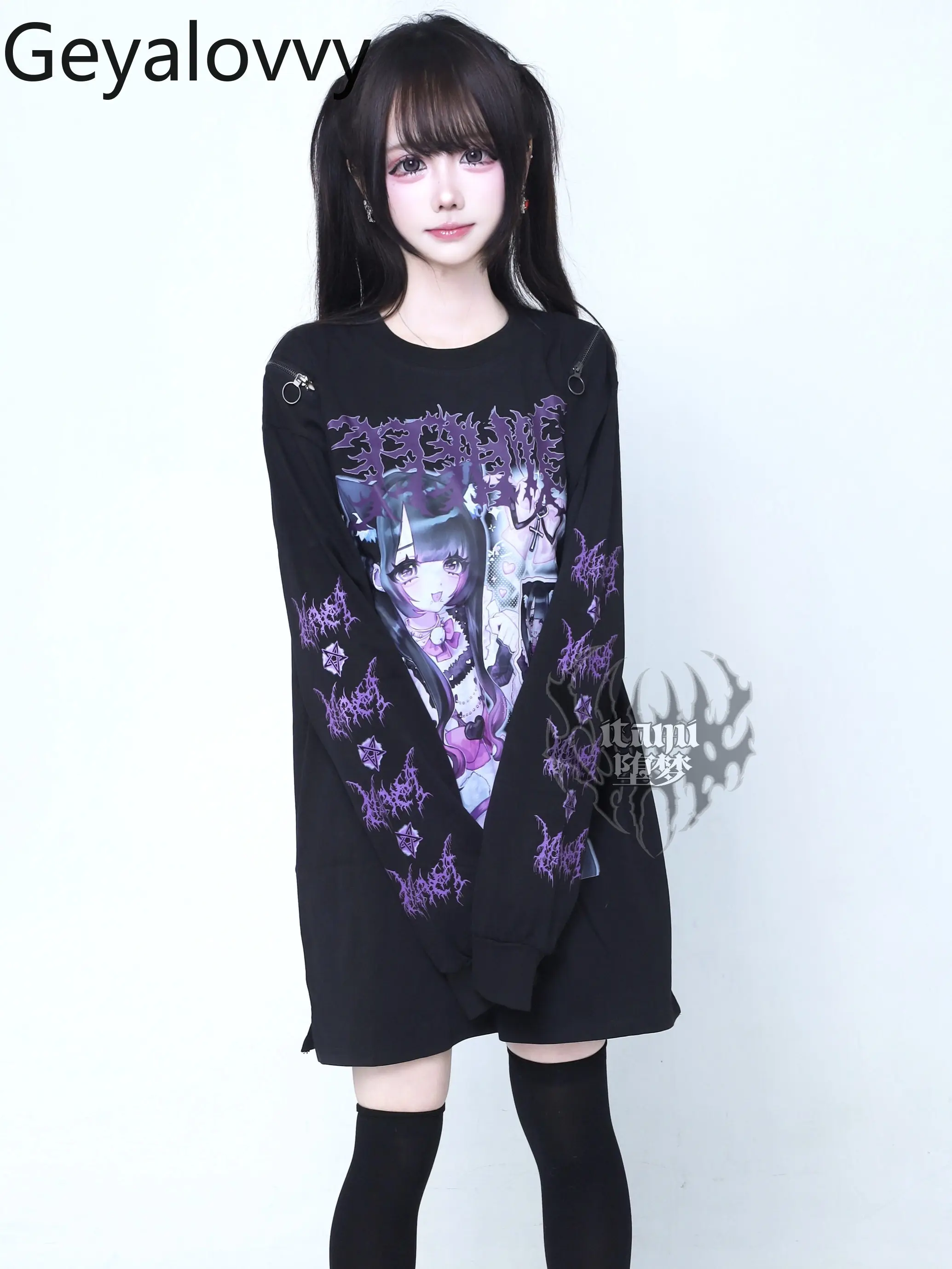 Print Long Sleeve T-Shirt for Women Crew Neck Tee Spring Autumn Loose Top Subculture Y2k Style Fashion Girls Casual Tshirts
Print Long Sleeve T-Shirt for Women Crew Neck Tee Spring Autumn Loose Top Subculture Y2k Style Fashion Girls Casual Tshirts