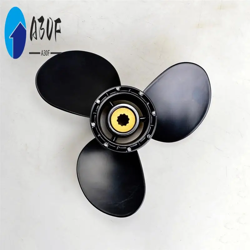 A30F-Outboard Propeller 9 1/4X10 58100-93733-019 For Suzuki 8 9.9 15 20 HP Motor, 3 Blade, 10 Spline, Marine Replacement Parts
A30F-Outboard Propeller 9 1/4X10 58100-93733-019 For Suzuki 8 9.9 15 20 HP Motor, 3 Blade, 10 Spline, Marine Replacement Parts