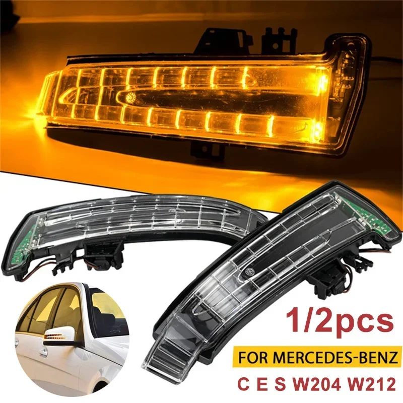 1/2Pcs Car Rear View Mirror Lights Turn Signal Light Indicator Lamp For Mercedes Benz C-class E-class S-class W204 W212
1/2Pcs Car Rear View Mirror Lights Turn Signal Light Indicator Lamp For Mercedes Benz C-class E-class S-class W204 W212