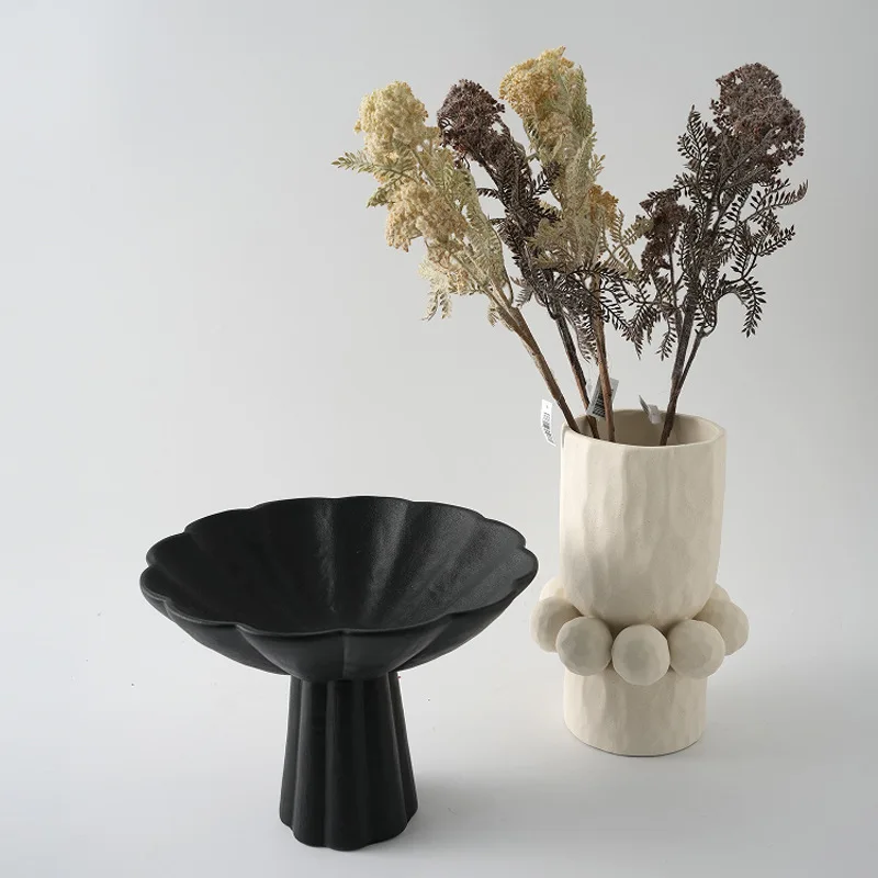 Wabi Sand Chinese Antique Straight Ceramic Vase Art Home Model Room Nordic Fruit Plate
Wabi Sand Chinese Antique Straight Ceramic Vase Art Home Model Room Nordic Fruit Plate