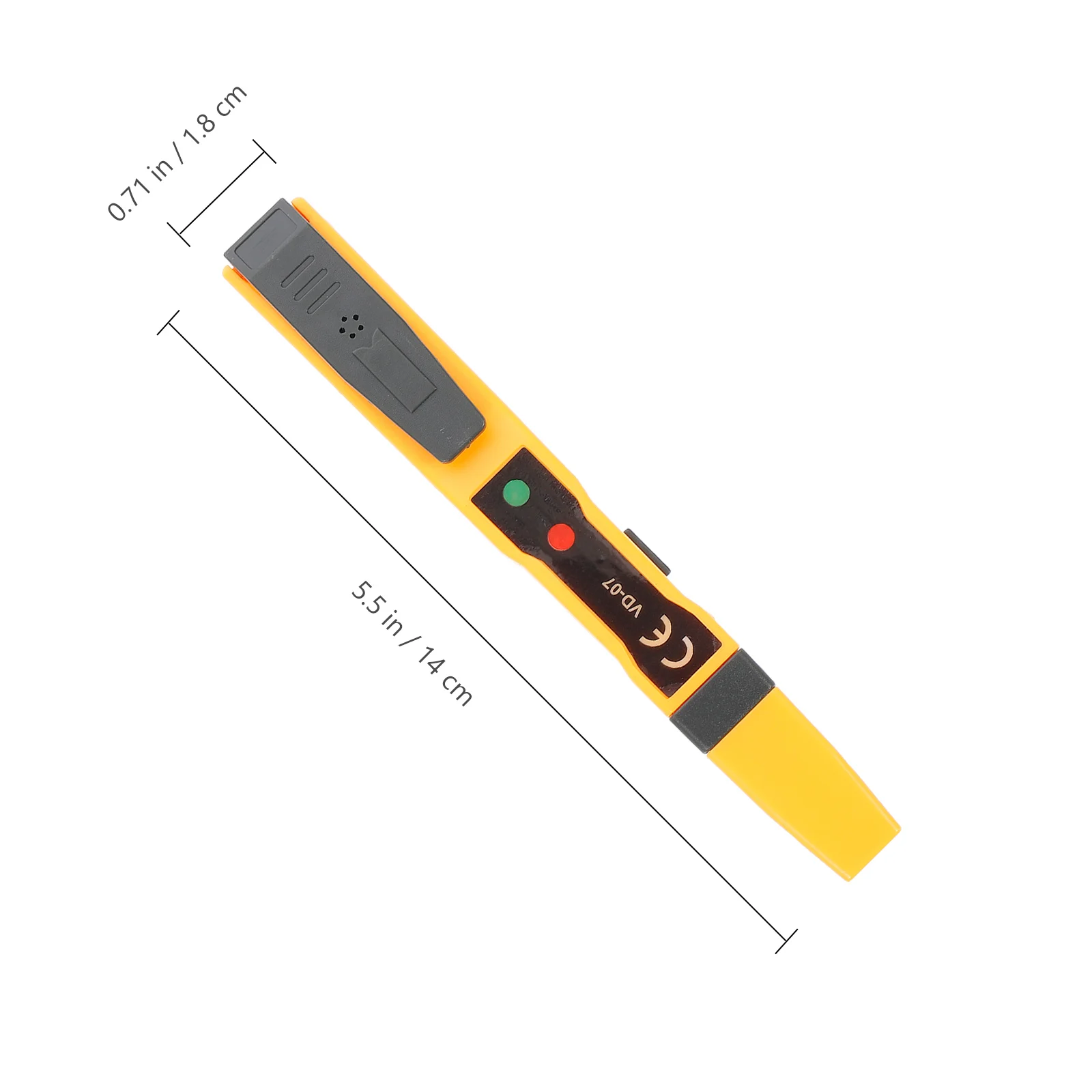 Non-Contact Voltage Tester Pen Wire Breakpoint Electricity Flashlight Function Pocket Size Insulation Safety 
Non-Contact Voltage Tester Pen Wire Breakpoint Electricity Flashlight Function Pocket Size Insulation Safety
