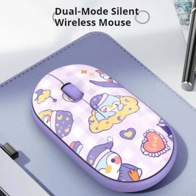 Hot Selling Wireless Bluetooth Dual-mode Mouse With Colorful Patterns 3D Printing, Portable And Silent Mouse For Multi Scene Use
Hot Selling Wireless Bluetooth Dual-mode Mouse With Colorful Patterns 3D Printing, Portable And Silent Mouse For Multi Scene Use