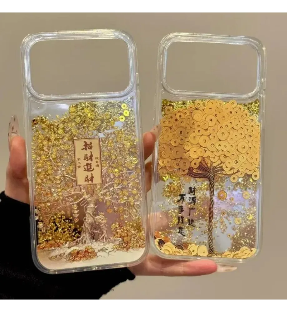 Lucky money tree applies to 17 quicksand mobile phone case for for iPhone16 luxury 15 festive 14 personality 13
Lucky money tree applies to 17 quicksand mobile phone case for for iPhone16 luxury 15 festive 14 personality 13