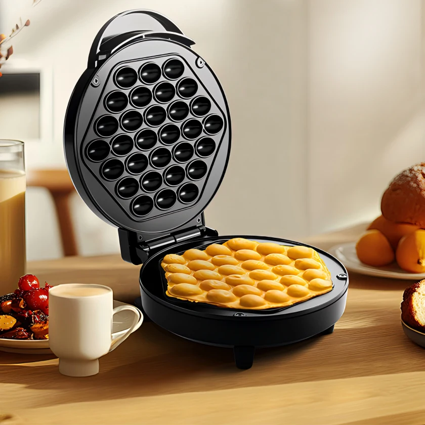 Bubble Waffle Maker, Efficient 950W Electric, 7" Non-Stick Griddle, Perfect for Creative Ice Cream Desserts
Bubble Waffle Maker, Efficient 950W Electric, 7" Non-Stick Griddle, Perfect for Creative Ice Cream Desserts