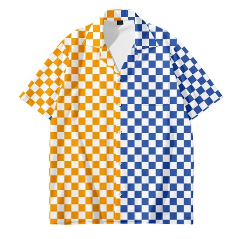 Мужская минималистичная рубашка Escape, черно-белая рубашка в горошек, большие размеры с короткими рукавами, Harajuku Vacation
Мужская минималистичная рубашка Escape, черно-белая рубашка в горошек, большие размеры с короткими рукавами, Harajuku Vacation 