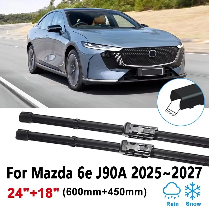 24"+18" For Mazda 6e J90A 2025 2026 2027 EZ-6 Car Wiper Blades Windshield Front Wipers Brushes Cleaning Auto Tools Accessories
24"+18" For Mazda 6e J90A 2025 2026 2027 EZ-6 Car Wiper Blades Windshield Front Wipers Brushes Cleaning Auto Tools Accessories