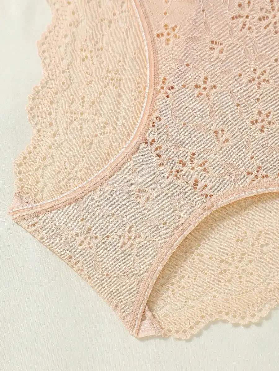 5 Pcs Comfortable Lace Womens Panties With Floral Pattern
5 Pcs Comfortable Lace Womens Panties With Floral Pattern