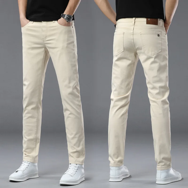 2025 spring/summer high end luxury fashion jeans for men, elastic trend versatile, slim fit, simple and casual pants
2025 spring/summer high end luxury fashion jeans for men, elastic trend versatile, slim fit, simple and casual pants