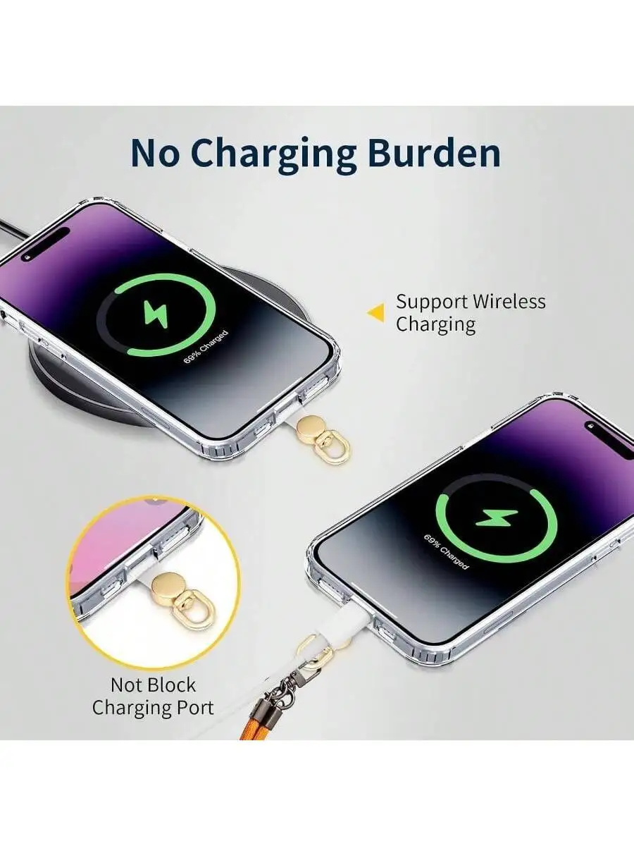 360 Degree Rotatable Phone Tether Tab Lanyard Patch For Smartphone Charging Port
360 Degree Rotatable Phone Tether Tab Lanyard Patch For Smartphone Charging Port