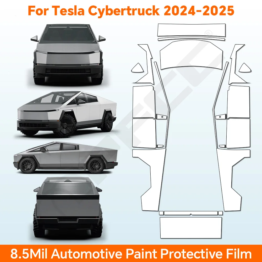 For Tesla Cybertruck 2025 DIY PPF Precut Paint Protection Film Color Change Gloss BMW Milan Gold Anti-Scratch Vinyl Wrap Film
For Tesla Cybertruck 2025 DIY PPF Precut Paint Protection Film Color Change Gloss BMW Milan Gold Anti-Scratch Vinyl Wrap Film