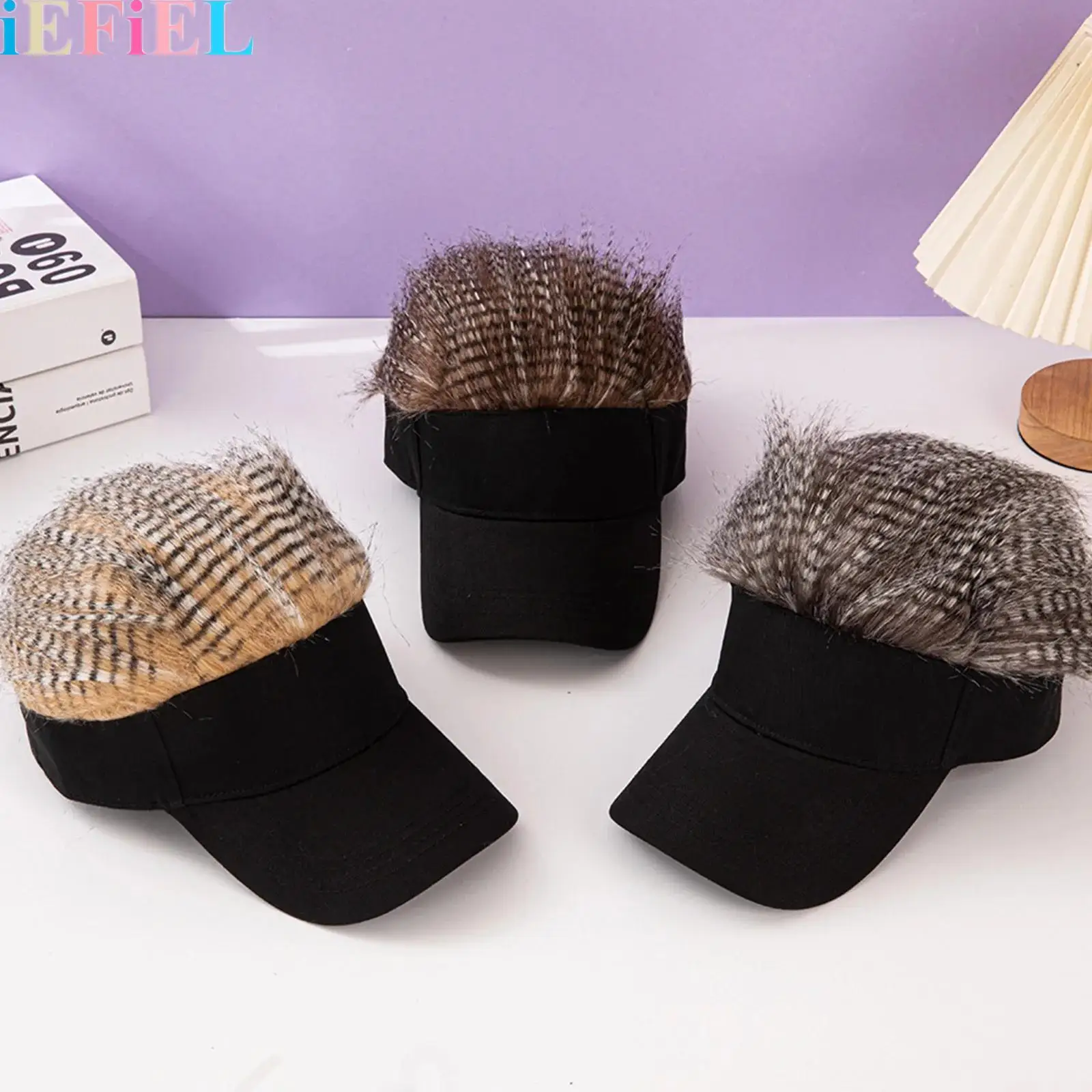 1Pcs Sun Hats Wig Cap Men Baseball Cap with Fake Hairs Funny Personality Hat Novelty Baseball Wig Caps
1Pcs Sun Hats Wig Cap Men Baseball Cap with Fake Hairs Funny Personality Hat Novelty Baseball Wig Caps