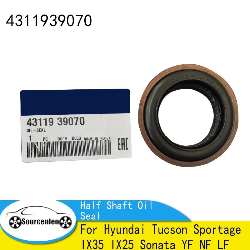 For Hyundai Tucson Sportage IX35 IX25 Sonata YF NF LF Half Shaft Oil Seal Drive Shaft Oil Seal 4311939070 43119-39070
For Hyundai Tucson Sportage IX35 IX25 Sonata YF NF LF Half Shaft Oil Seal Drive Shaft Oil Seal 4311939070 43119-39070