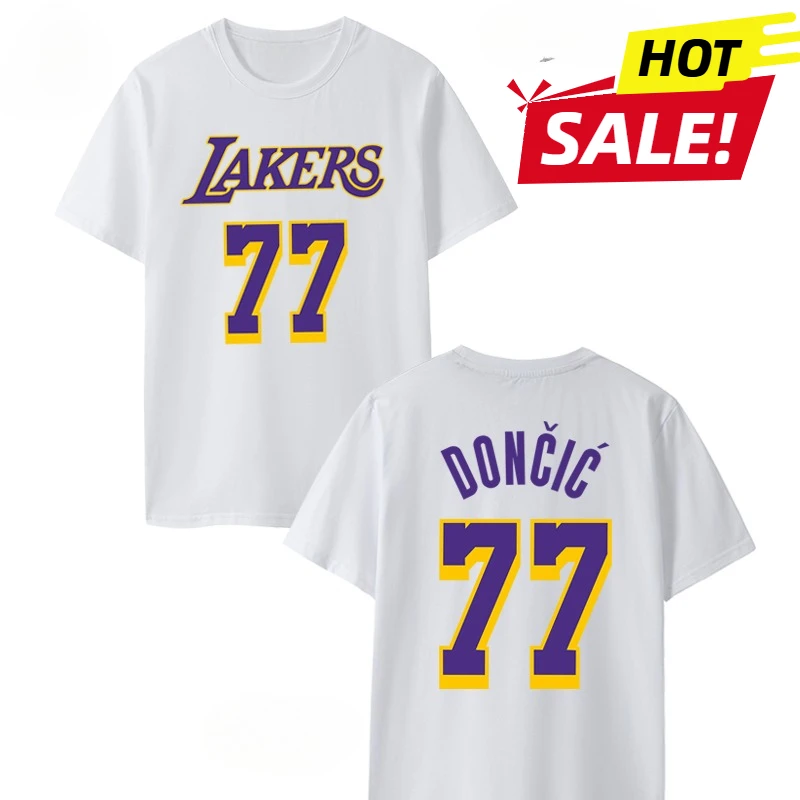 Hot Sale Summer New Men's T-shirt Pure Cotton Printed Round Neck Loose Basketball Sports Trend Casual and Comfortable
Hot Sale Summer New Men's T-shirt Pure Cotton Printed Round Neck Loose Basketball Sports Trend Casual and Comfortable