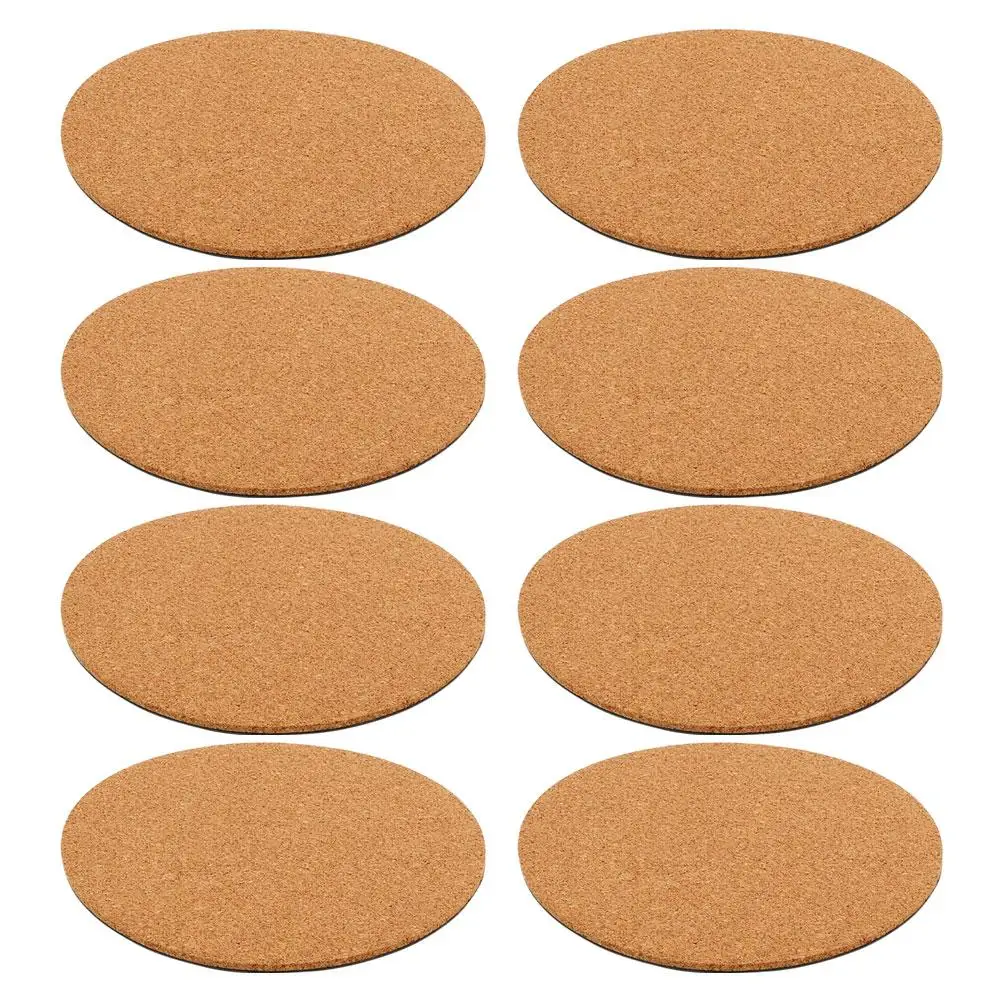 8 Pcs Round Cork Coasters Soft Mats for Kitchen Counter Plant Pot Tray Drip Flower DIY Pads Table Protector Reusable
8 Pcs Round Cork Coasters Soft Mats for Kitchen Counter Plant Pot Tray Drip Flower DIY Pads Table Protector Reusable