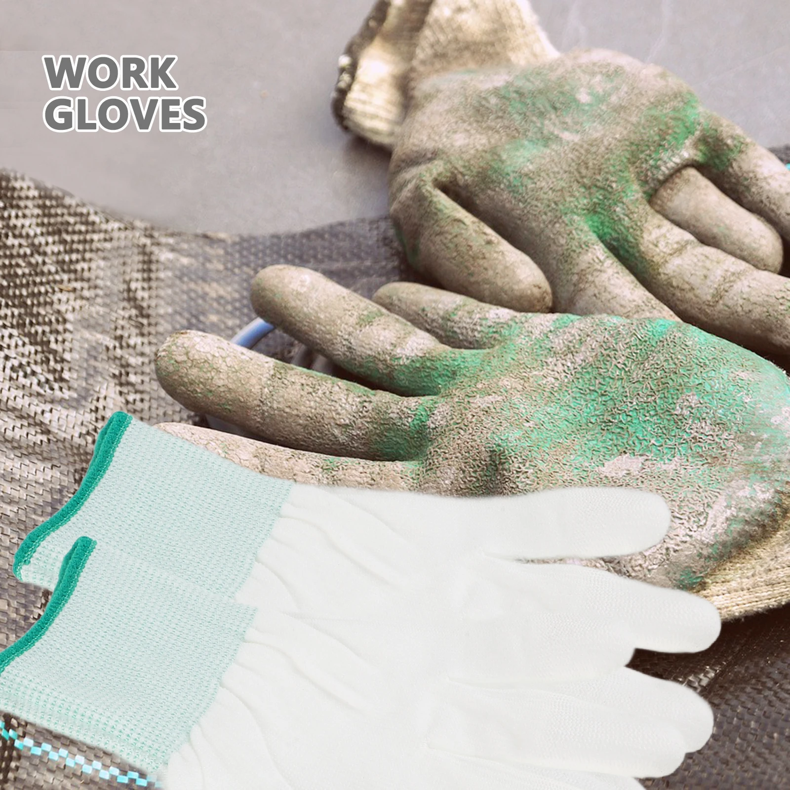 12 Pairs PU Coated Gloves Anti Static Comfortable Waterproof Breathable Quilting Sewing Gardening Digging Weeding Work
12 Pairs PU Coated Gloves Anti Static Comfortable Waterproof Breathable Quilting Sewing Gardening Digging Weeding Work