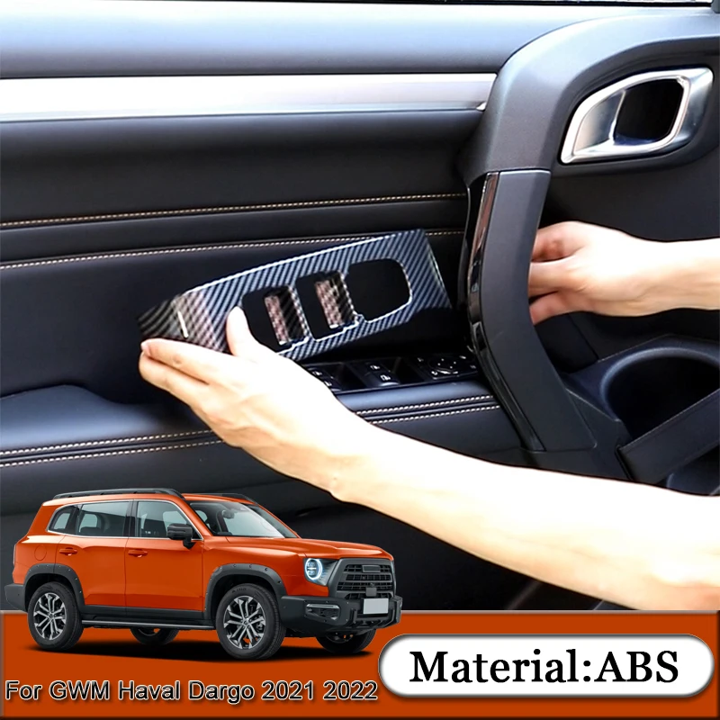 For GWM Haval Dargo 2021 2022 ABS Car Interior Door Window Lift Switch Panel Cover Trim Sequins Stickers Automobile Accessories
For GWM Haval Dargo 2021 2022 ABS Car Interior Door Window Lift Switch Panel Cover Trim Sequins Stickers Automobile Accessories