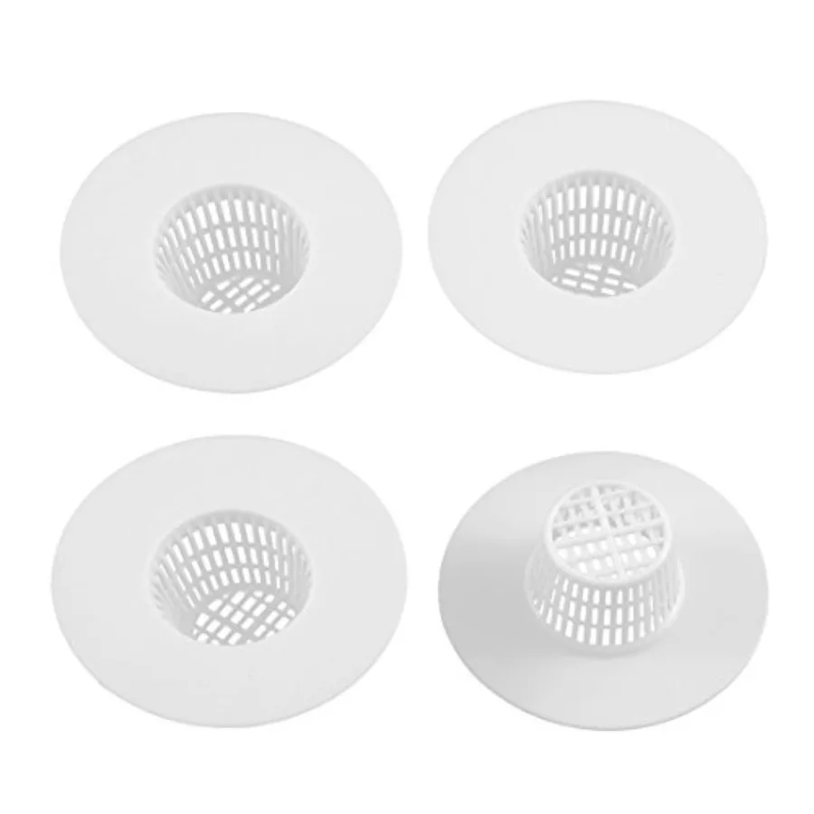 Bathroom Plastic Drain Hair Stopper Strainers Sink Drainer Screen Net White 4pcs
Bathroom Plastic Drain Hair Stopper Strainers Sink Drainer Screen Net White 4pcs