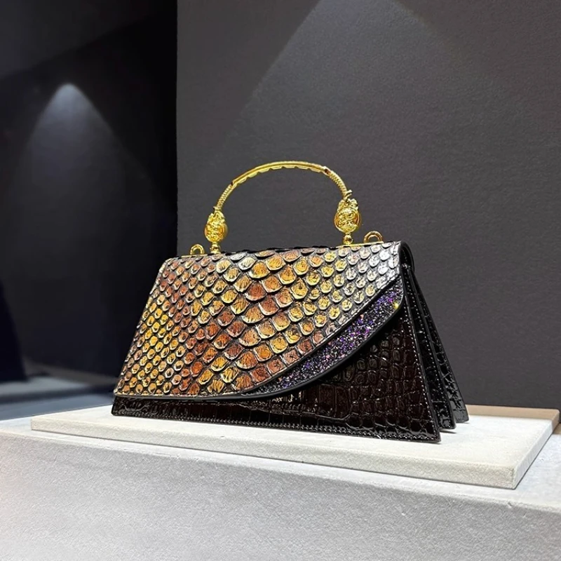 Luxury Brand 2025 Spring Summer New Scale Crocodile Print Handbag Shoulder Bag for Women Сумка Женская
Luxury Brand 2025 Spring Summer New Scale Crocodile Print Handbag Shoulder Bag for Women Сумка Женская