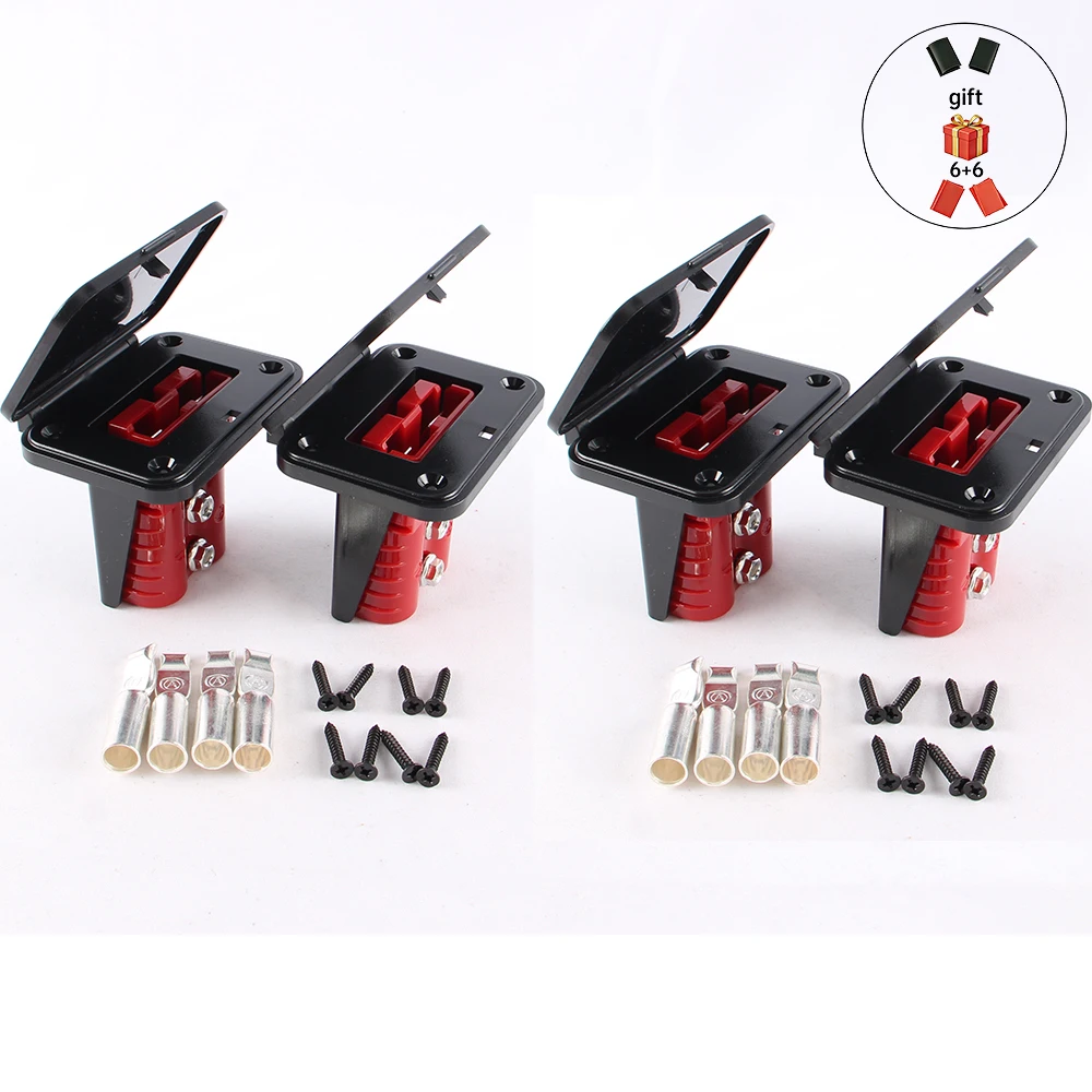 2/4PCS 120A Battery Quick Connect Disconnect Connector Plug Kit with Panel Mount Bracket,Hard Dust Cover &Rubber Sealing Plug
2/4PCS 120A Battery Quick Connect Disconnect Connector Plug Kit with Panel Mount Bracket,Hard Dust Cover &Rubber Sealing Plug