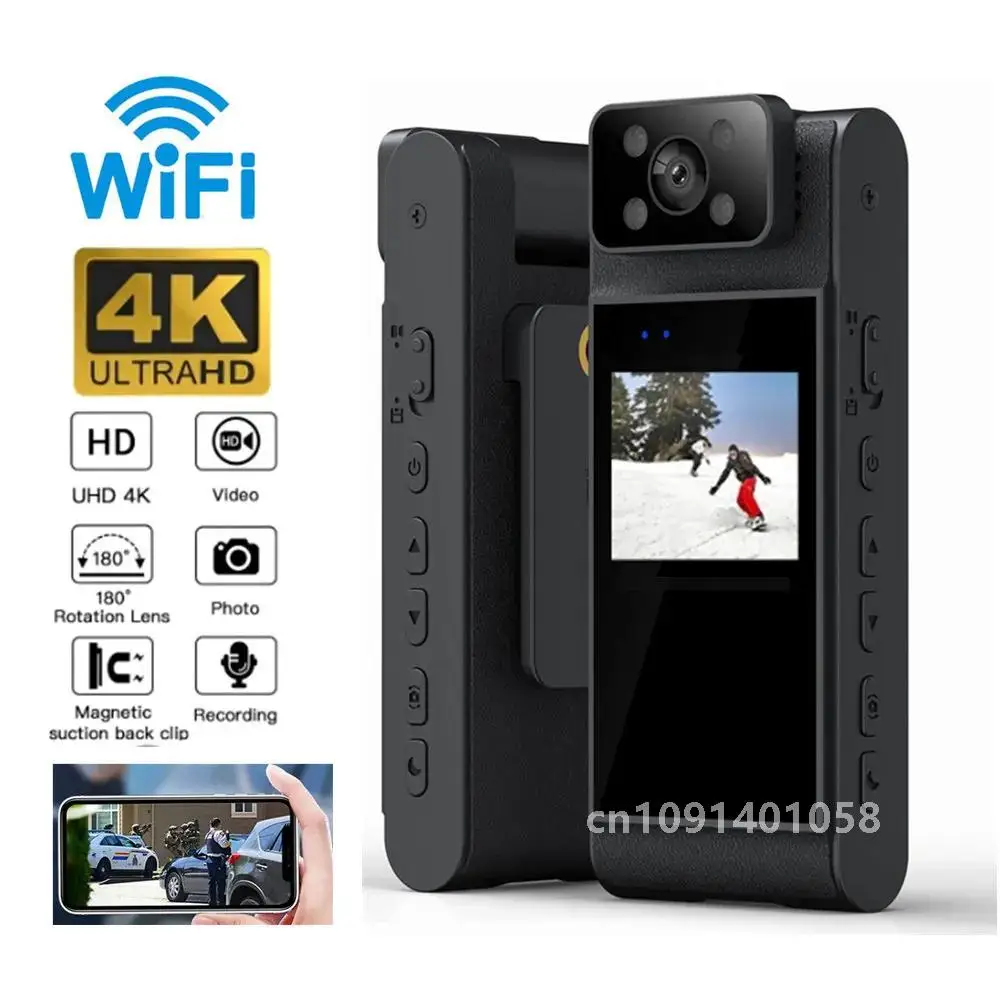 2024 1080P HD WIFI Mini Camera Camcorder Body Mount Cam Small 180 Rotating Les motorcycle Bike Camera Sports DV Car DVR Webcam
2024 1080P HD WIFI Mini Camera Camcorder Body Mount Cam Small 180 Rotating Les motorcycle Bike Camera Sports DV Car DVR Webcam