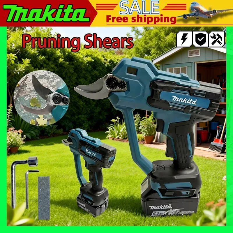 Makita Brushless Electric Pruning Shears 35mm Cordless Scissors Branch Pruner High-power Cutter Power Tools for 18V Battery
Makita Brushless Electric Pruning Shears 35mm Cordless Scissors Branch Pruner High-power Cutter Power Tools for 18V Battery
