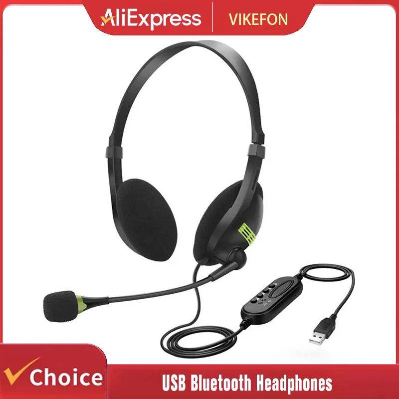 USB Headphones Bluetooth Physical Noise Reduction Headsets Stereo Sound Earphones for Phone PC Gaming Work Earpiece on Head
USB Headphones Bluetooth Physical Noise Reduction Headsets Stereo Sound Earphones for Phone PC Gaming Work Earpiece on Head