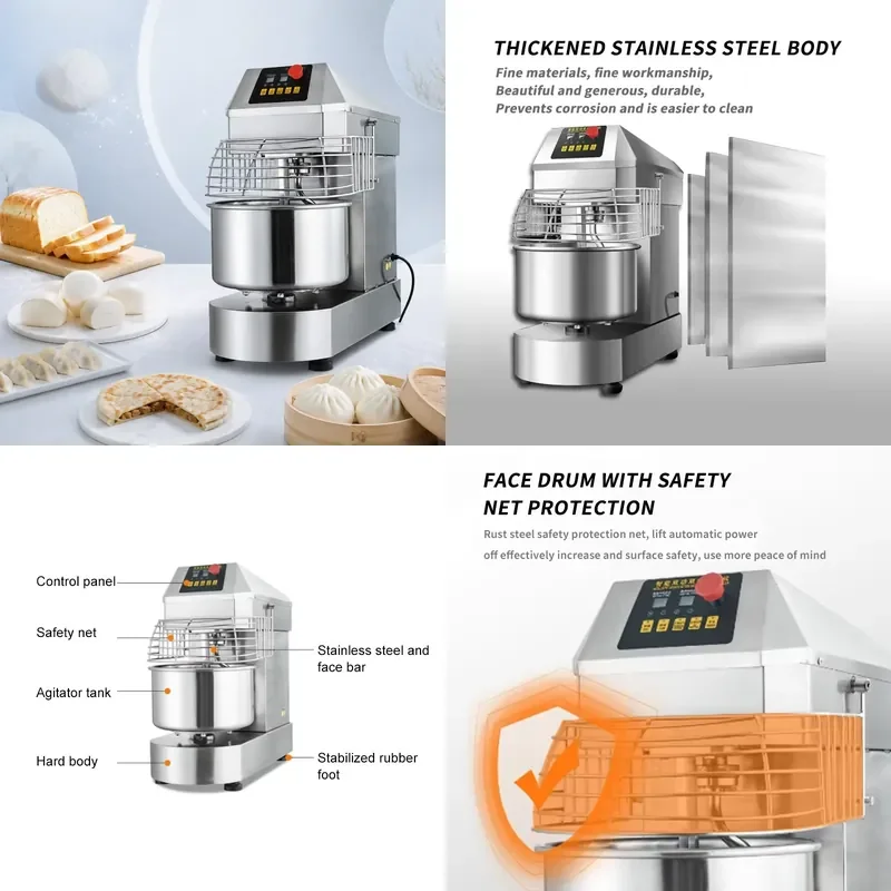 YWM Certificate Durable 25kg 40kg Cake Dough Making Machine Spiral Mixer Removable Bowl Dough Mixing Machine Bread Dough
YWM Certificate Durable 25kg 40kg Cake Dough Making Machine Spiral Mixer Removable Bowl Dough Mixing Machine Bread Dough
