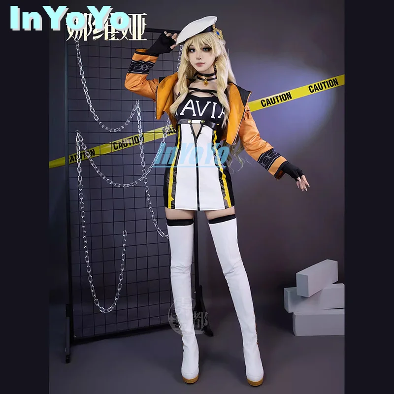 InYoYo Navia гоночный костюм для косплея игры Genshin ударопрочный костюм платье униформа обувь Хэллоуин наряд для вечеринки женская одежда
InYoYo Navia гоночный костюм для косплея игры Genshin ударопрочный костюм платье униформа обувь Хэллоуин наряд для вечеринки женская одежда