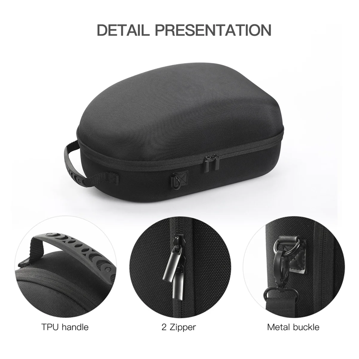 ABDX-For Meta Quest 3 Portable VR Glasses Storage Bag Shockproof EVA Hard Shell Travel Carrying Case
ABDX-For Meta Quest 3 Portable VR Glasses Storage Bag Shockproof EVA Hard Shell Travel Carrying Case