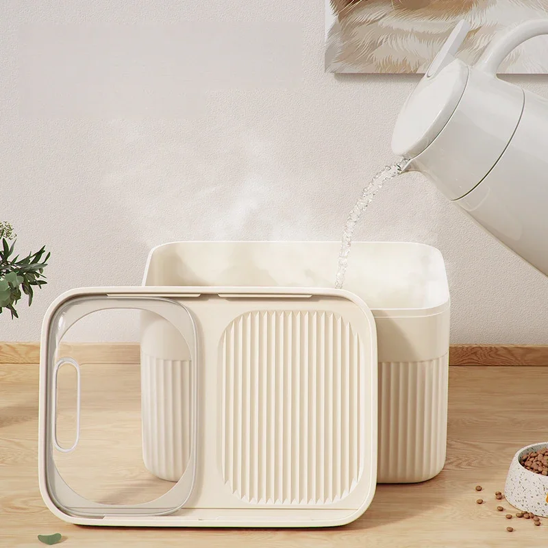 Dog Food Storage Container With Airtight Lid 5/10/15l Large Capacity Moisture Proof Dog Cat Dry Food Bin For Pet Supply Storage
Dog Food Storage Container With Airtight Lid 5/10/15l Large Capacity Moisture Proof Dog Cat Dry Food Bin For Pet Supply Storage