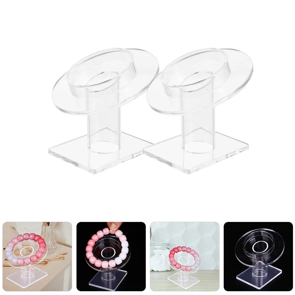 2Pcs Transparent Acrylic Bracelet Display Rack Jade Bracelet Holder Jewelry Organizer Compact Space Saving Desktop Accessories
2Pcs Transparent Acrylic Bracelet Display Rack Jade Bracelet Holder Jewelry Organizer Compact Space Saving Desktop Accessories