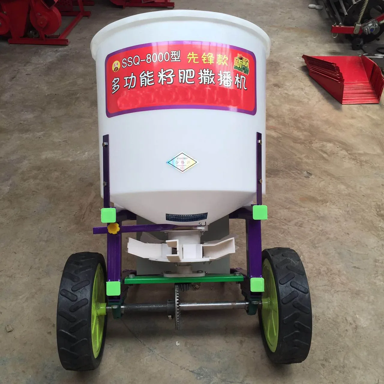 Garden Hand Fertilizer Spreader Lawn Manual Fertilizer Spreader Seed Rotary Spreader for Sale
Garden Hand Fertilizer Spreader Lawn Manual Fertilizer Spreader Seed Rotary Spreader for Sale