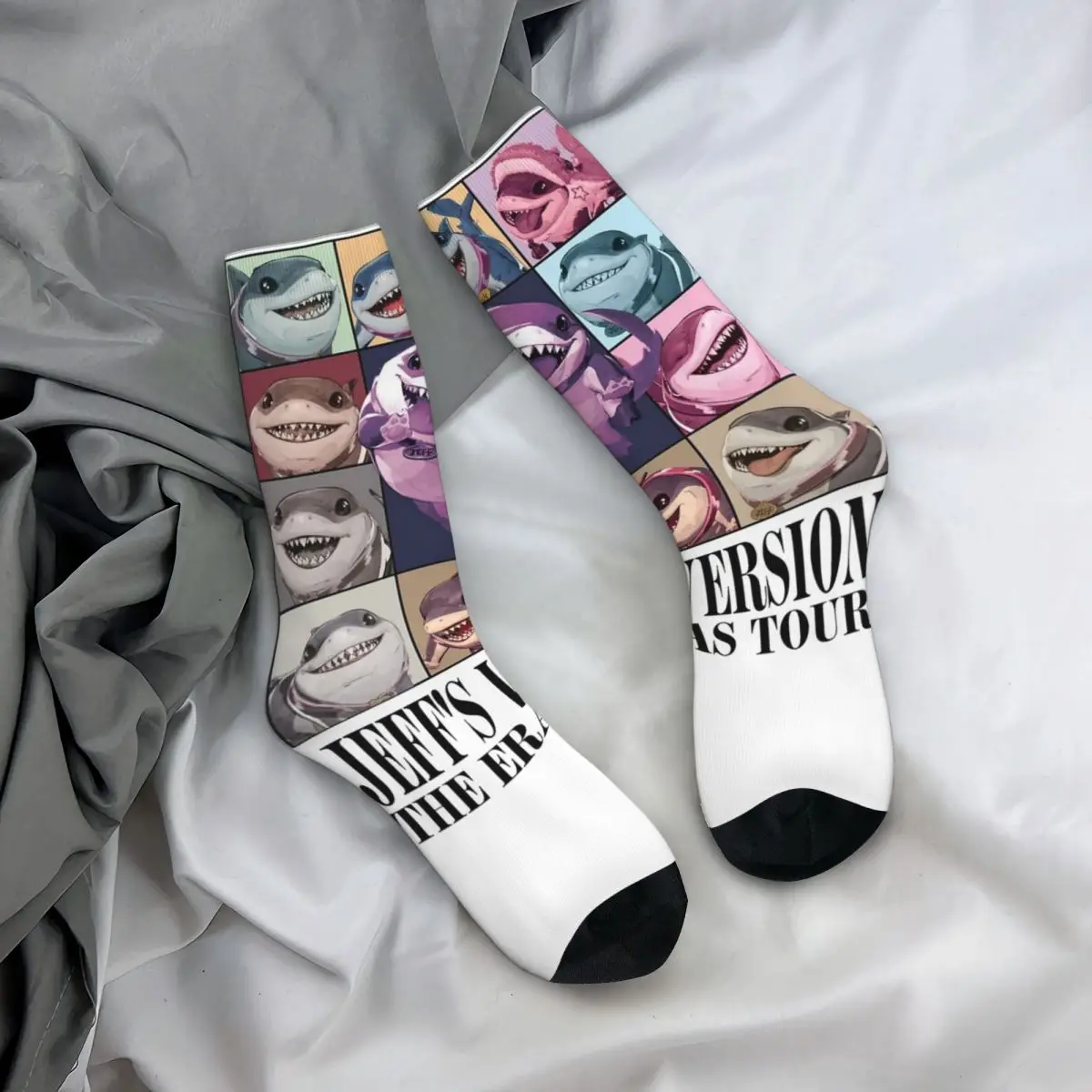 Funny Jeff The Land Shark Socks Soft Fashion Socks High Quality Merchandise Middle TubeSocks Small Gifts
Funny Jeff The Land Shark Socks Soft Fashion Socks High Quality Merchandise Middle TubeSocks Small Gifts
