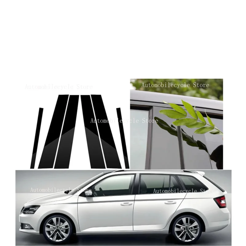 6PCS Glossy Black Pillar Post Fit For Skoda Octavia A7 5E MK3 2014-2019 Window Door Cover Trim Decoration Stickers
6PCS Glossy Black Pillar Post Fit For Skoda Octavia A7 5E MK3 2014-2019 Window Door Cover Trim Decoration Stickers