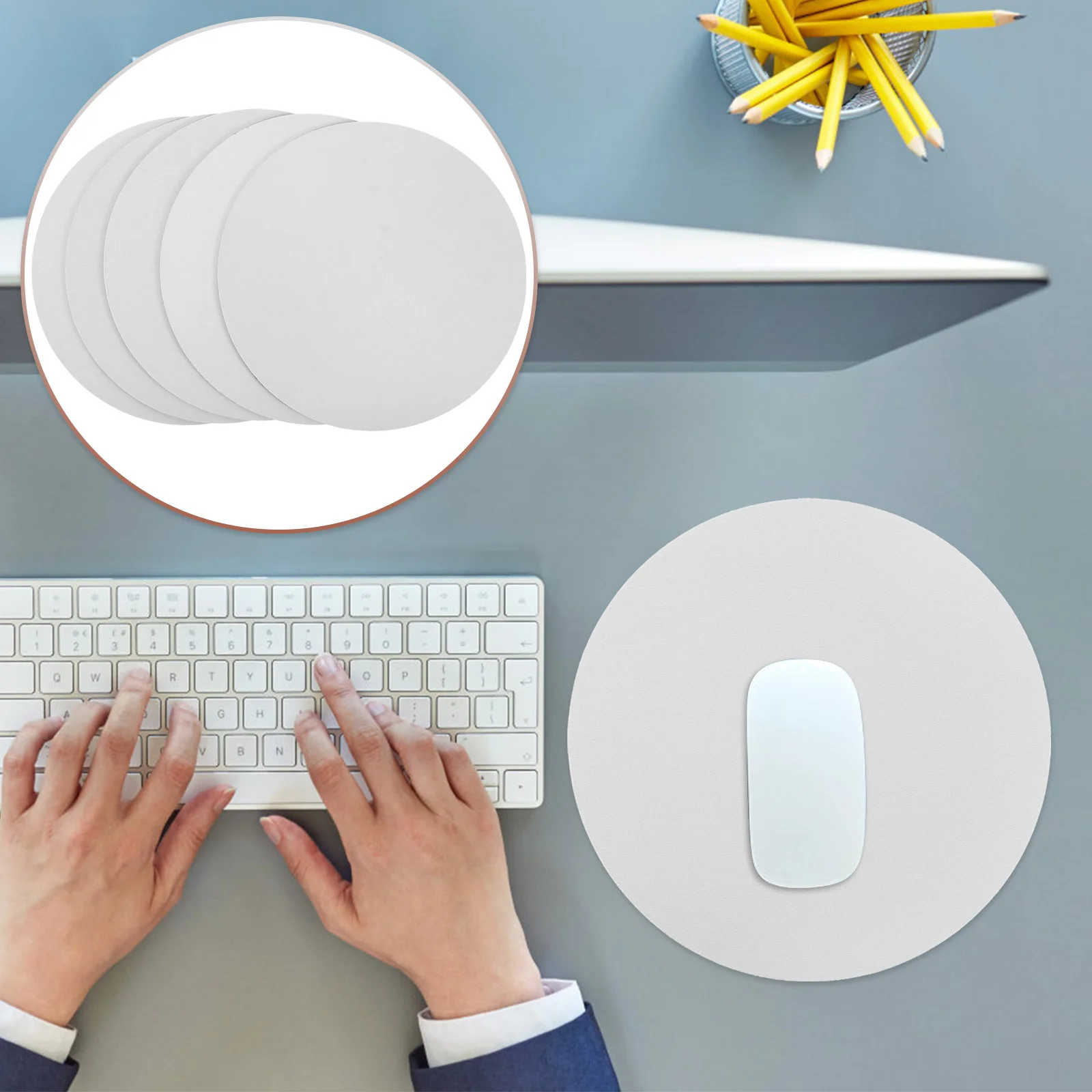 5 Pcs Mouse Pad Blanks 20cm Diameter 2mm Thick Rubber Sublimation Mouse Pads Bottom Non Skid Gaming Laptop Computer Desk Mat
5 Pcs Mouse Pad Blanks 20cm Diameter 2mm Thick Rubber Sublimation Mouse Pads Bottom Non Skid Gaming Laptop Computer Desk Mat