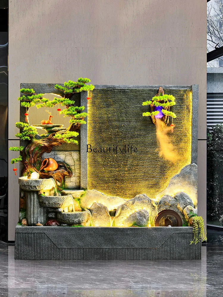 Water Curtain Wall Company Entrance Screen Decoration Garden Fish Pond Background Rockery Fountain Landscape Ornament
Water Curtain Wall Company Entrance Screen Decoration Garden Fish Pond Background Rockery Fountain Landscape Ornament